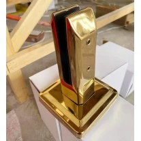 Kiina Ruostumattomasta teräksestä valmistettu Square Glass Spiggot Kulta Väri lasi valmistaja