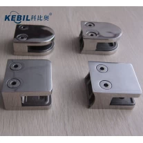 China Stainless Steel Wall Mounted Glass Clamps for Railing manufacturer