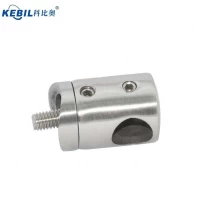 China Stainless Steel round bar holder for balustrade/bar fitting for pipe/tube/cable railing manufacturer