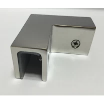 Chine Collier d'angle en acier inoxydable 316 CB-90 pour une conception en verre de coin de 90 degrés fabricant