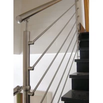 China Stainless steel balustrade post for cross bar railing system manufacturer