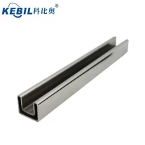 الصين الفولاذ المقاوم للصدأ مصغرة أعلى فتحة مربع التجهيزات درابزين ل 12 مم الزجاج حديدي الصانع