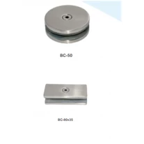 China Stainless steel round square glass clamps ISO9001 2008 fabricante