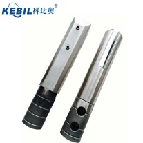 China Stainless steel side mounted square and round core drill spigot for frameless glass railing for poor fence balcony manufacturer