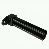 China Matt balck stainless steel slot handrail mini top rail manufacturer