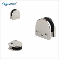 China Various Color of Stainless Steel Glass Clamp For Balcony Railing Stair Railing manufacturer
