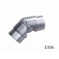 China adjustable stainless steel tube connector , E306 manufacturer