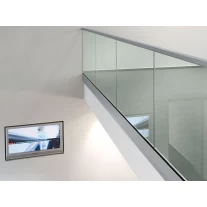 porcelana aluminum U channel use for 12-20mm glass or aluminum deck channel fabricante