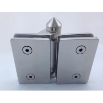 China casting stainless steel glass door hinge for safe glass fencing system manufacturer