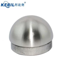 China cheap stainless steel polished round tube balustrade post fitting end cap LCH-213 wholesale manufacturer