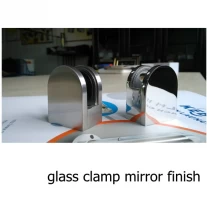 China china manufacturer stainless steel 304 glass clip with flat base  G105 manufacturer