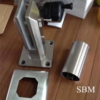 China duplex 2205 stainless steel square frameless glass spigot manufacturer