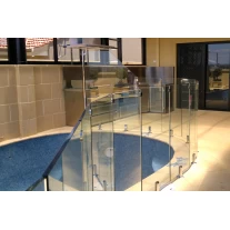 China glass railing construction stainless steel round glass clamp manufacturer