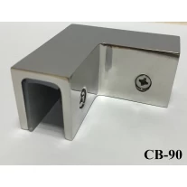 China glass railing hardware stainless steel glass clamp manufacturer