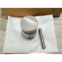 China glass staircase 2" diameter stainless steel 316 marine m10 lag screw standoff manufacturer