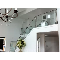 China glass staircase railing interior design manufacturer