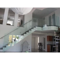 China hotel frameloze glazen balustrades systeem fabrikant