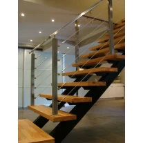 Cina interior modern design cable railing for staircase produttore