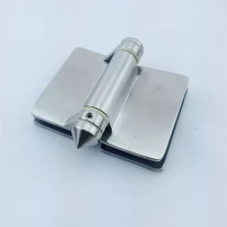 China mirror finish 180 degree stainless steel 316 glass to glass door hinge manufacturer