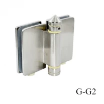 China modern stainless steel glass door hinge, for 8-12mm glass manufacturer