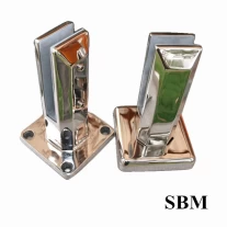 China frameless pool fence square glass spigot SBM manufacturer
