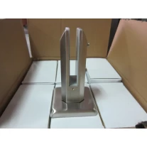 China quadratische Grundplatte SBM Edelstahl Zapfen für framless Glasgeländersysteme Hersteller