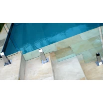 China RVS 316 / duplex 2.206 vierkante kern geboord zwembad hek glas spigot, SCM fabrikant