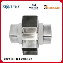 China stainless steel S404 connectors square tubing manufacturer