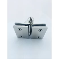 China stainless steel adjustable double action glass gate hinge manufacturer