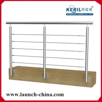 China stainless steel cable balustrade post for balcony manufacturer