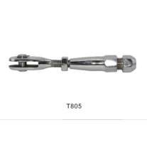 porcelana sistema de barandilla de cable de acero inoxidable roscado internamente la tensión del cable, T805 fabricante