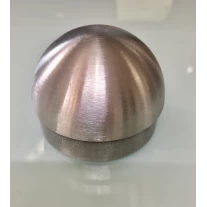 China stainless steel domed end cap 50.8mm round manufacturer