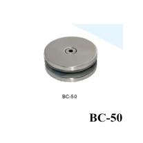 Cina vetro in acciaio inox clip di fissaggio a 180 gradi utilizzato nel bel mezzo di due pannelli di vetro BC-50 produttore