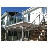 China stainless steel glass handrail products for stair and balcony manufacturer