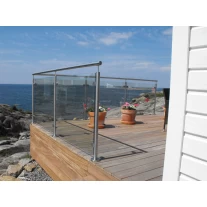 China stainless steel glass railing system for balcony manufacturer
