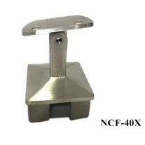 China stainless steel handrail tube bracket adjustable angles manufacturer