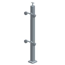 China stainless steel railing post with glass standoff attachment manufacturer