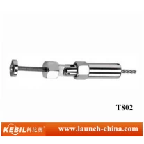 China Aço inoxidável cetim ou espelho polido tensor T802 para cabo de 3 mm - 6 mm de diâmetro fabricante