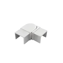 porcelana cuadrada de acero inoxidable de mini barra superior de barandilla de cristal sin marco fabricante
