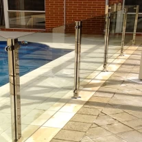 China stainless steel square posts for outdoor pool fencing manufacturer