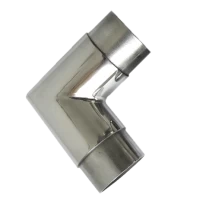 porcelana conector de tubo de acero inoxidable para poste redondo fabricante