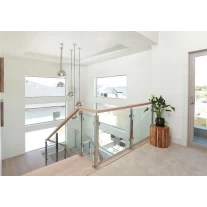 China staircase glass railing stainless steel railings manufacturer