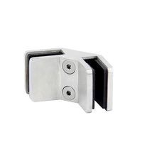 China 304/316 stainless steel 90 degree corner glass clamp manufacturer