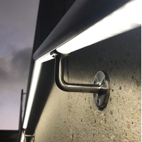 China Stainless Steel Luminous Led Light Handrail For Stairs manufacturer