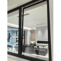 porcelana Ventana deslizante de vidrio templado con aislamiento triple con aislamiento de aluminio fabricante