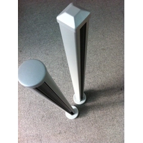Cina 1265mm high square 180 degree aluminum post produttore