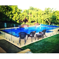 Cina 12mm frameless glass pool fencing produttore