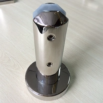 China 316 polished stainless steel glass spigot round base deck mount spigot manufacturer