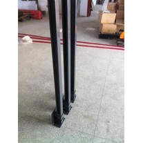 Κίνα 50 x 50 x 3 mm αλουμινίου 6063 Τ5 πλευρά στερέωσης post αλουμινίου κάγκελα για το γυαλί κατασκευαστής