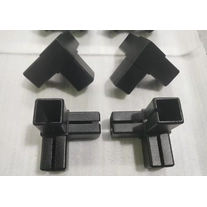 China 90 graden vierkante buis connector elleboog voor 25 mm pijp fabrikant